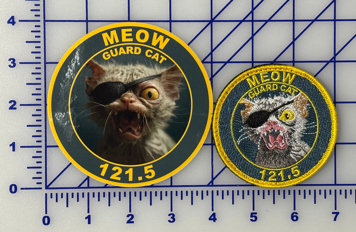 Guard Cat Meow on 121.5 Patch