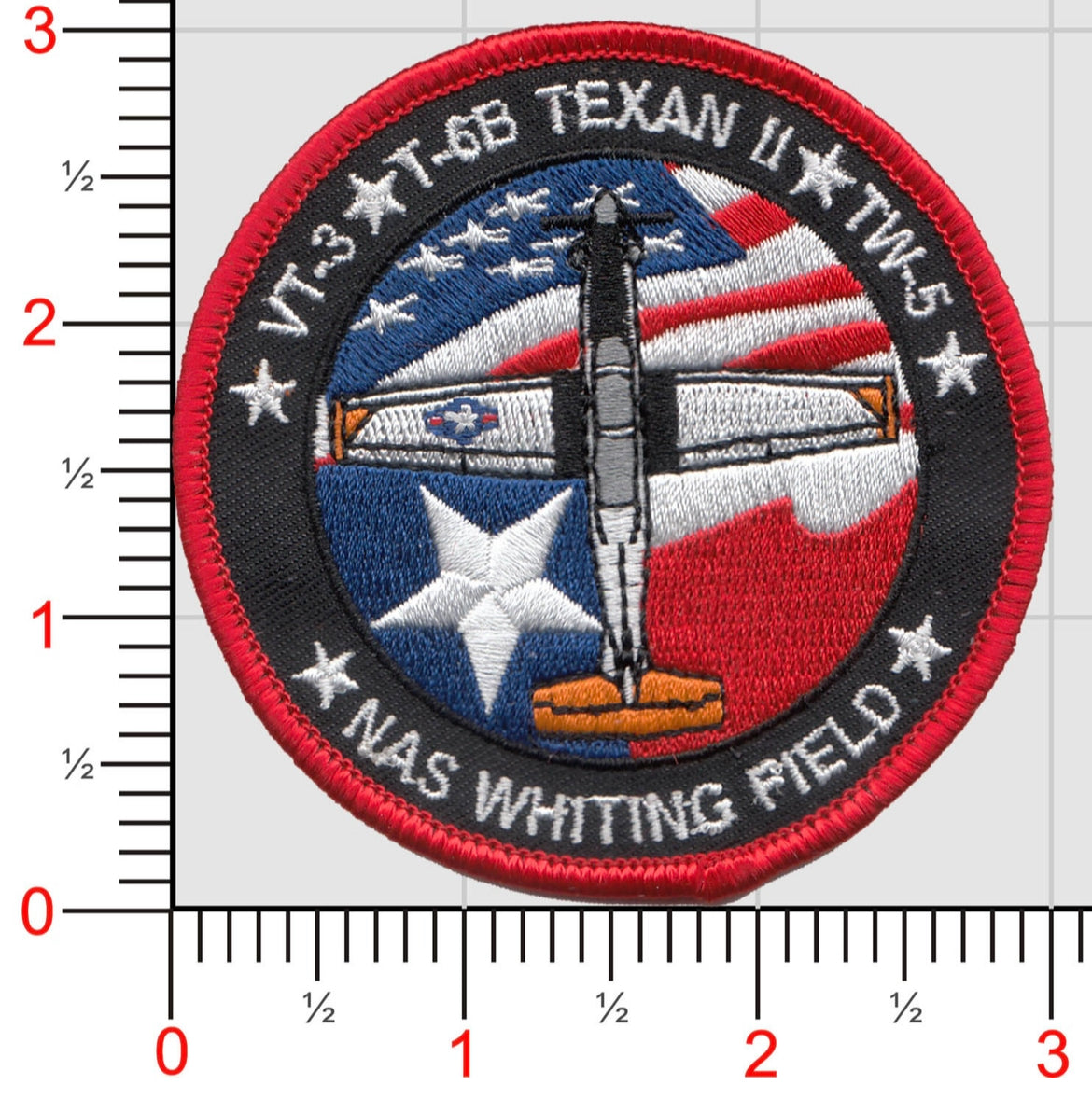 Official Training Wing TW-5 NAS Whiting Field T-6 VT-3 Shoulder Patch