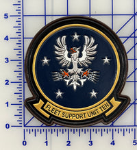 Officially Licensed US Navy Fleet Support Unit 10 Leather Patch