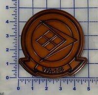 Officially Licensed US Navy VFA-146 Blue Diamonds Leather Squadron Patch