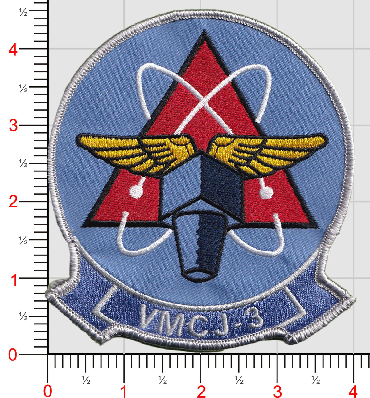 Officially Licensed USMC VMCJ-3 Sharkfins Patch