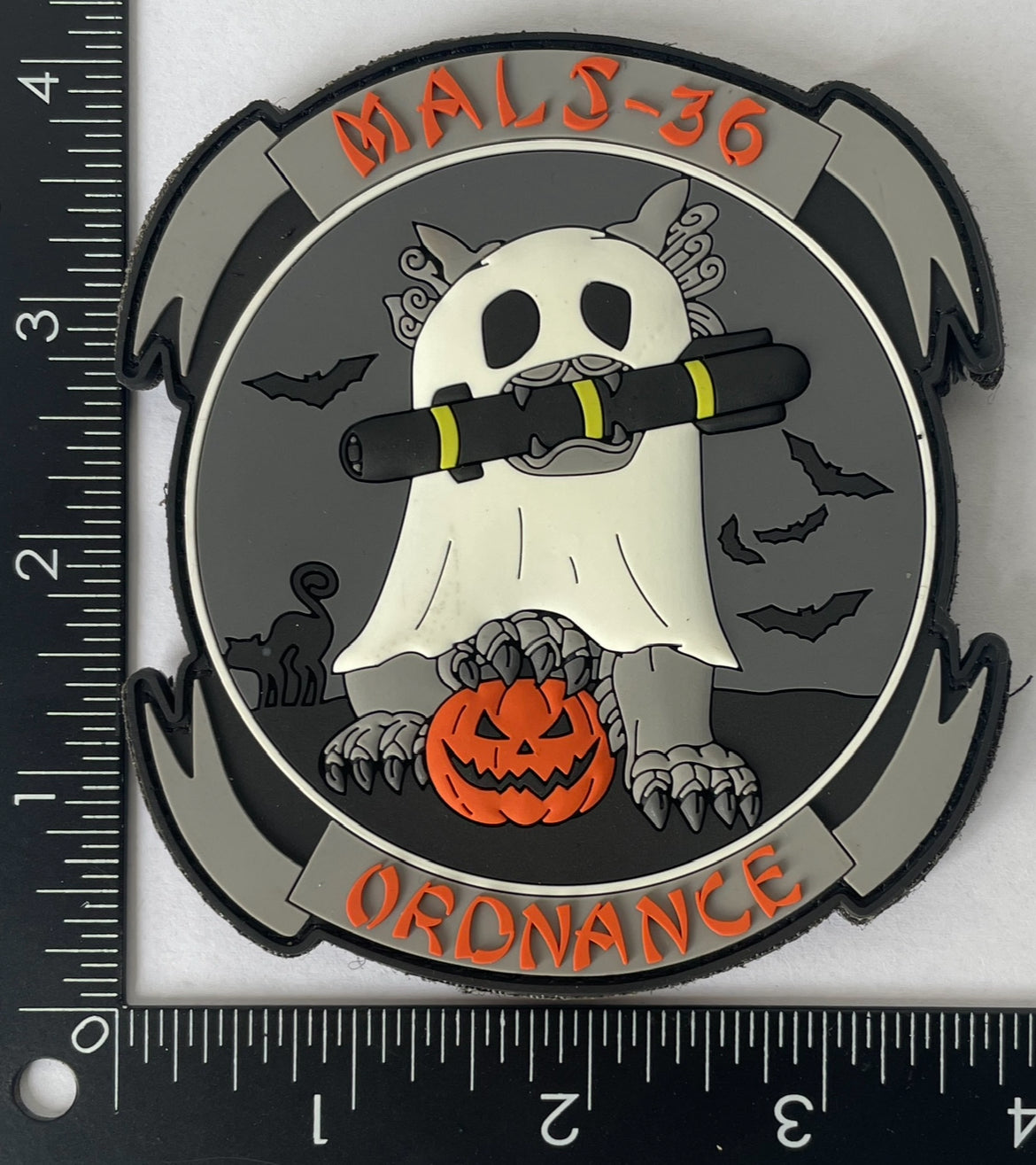Official MALS-36 Ordnance Halloween PVC Patch