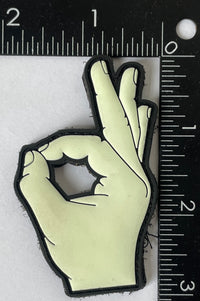 Gotcha! Circle Game PVC Glow in the Dark Patch