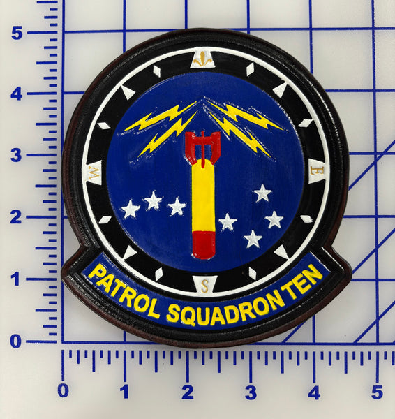 Officially Licensed VP-10 Red Lancers Leather Patch