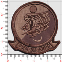 Officially Licensed USMC VMM-263 (REIN) Thunderchickens Desert Tan Patch
