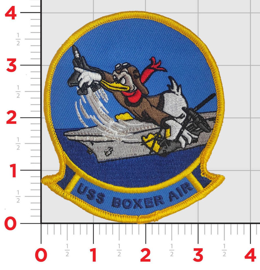 Official USS Boxer Air Patch and Name Tags