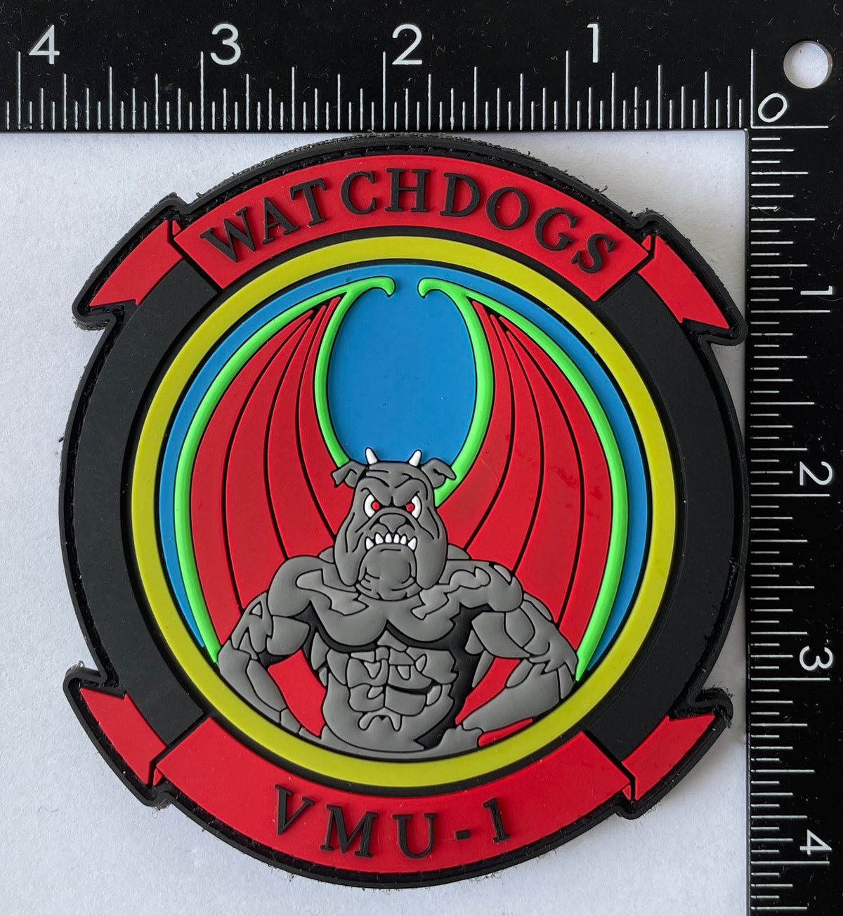 Officially Licensed USMC VMU-1 Watchdogs PVC Patches