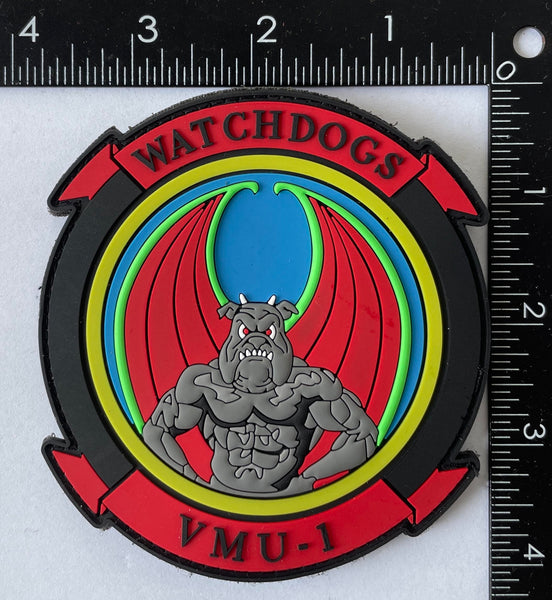 Officially Licensed USMC VMU-1 Watchdogs PVC Patches