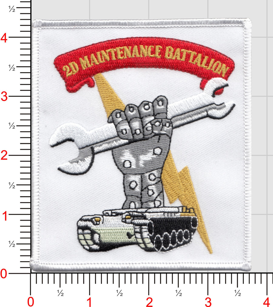 Officially Licensed USMC 2D Maintenance Bn Patch