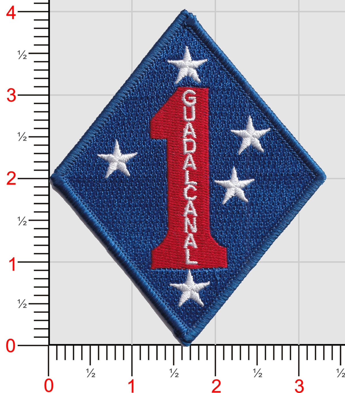Officially Licensed USMC 1st MARDIV Guadalcanal Patch