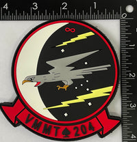 Officially Licensed USMC VMMT-204 PVC Glow Patch