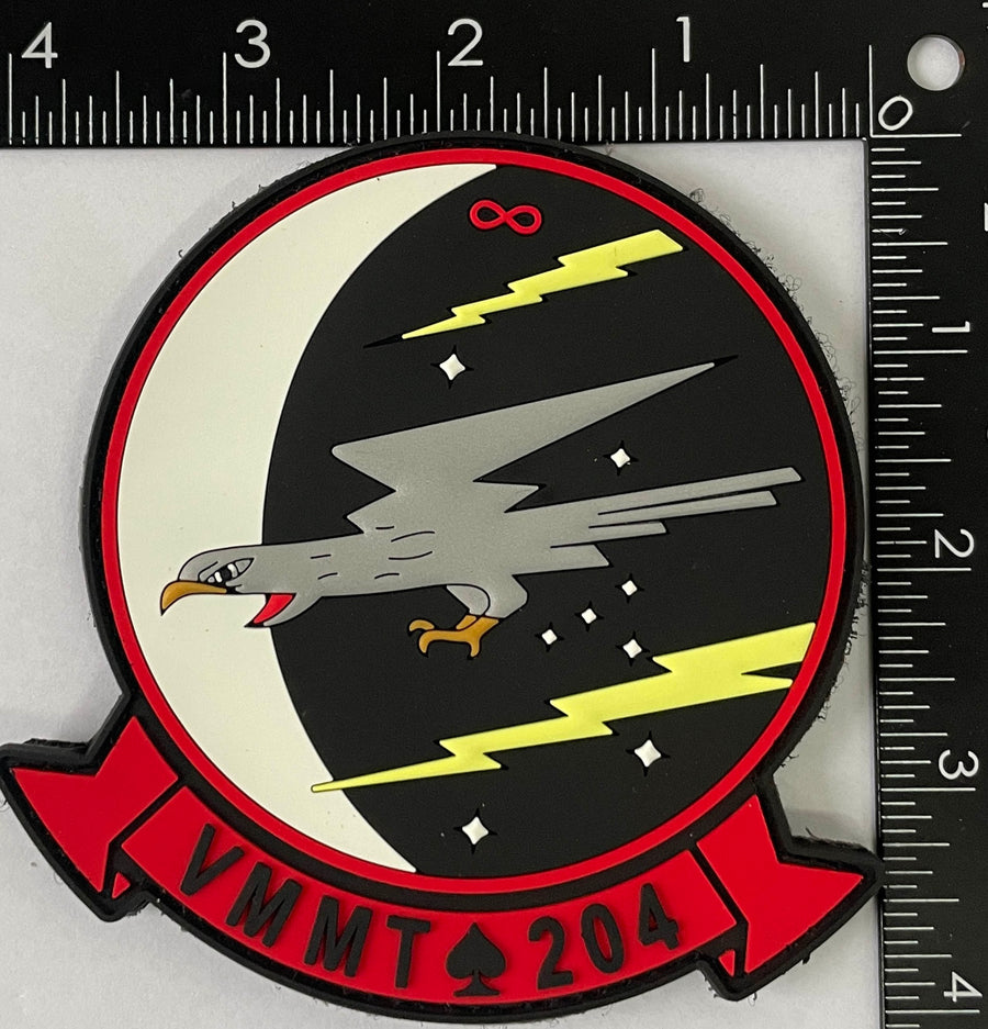 Officially Licensed USMC VMMT-204 PVC Glow Patch