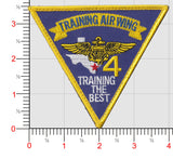Officially Licensed US Navy Training Wing-4 Patch