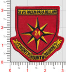 Officially Licensed USMC 24th Marines Patch