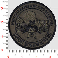 CBP New Orleans Air Branch Bayou Bushwackers GTAC OD Green Patch