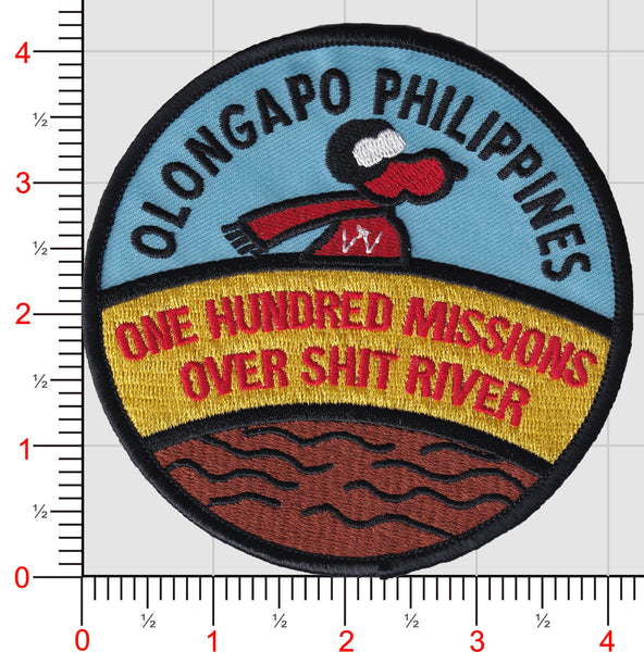 Olongapo 100 Missions Over Shit River- No Hook & Loop