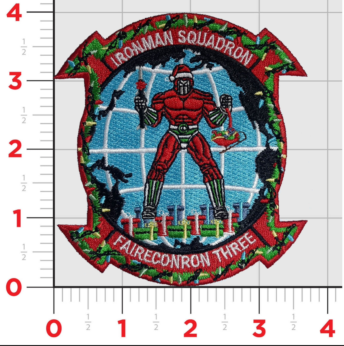 Official VQ-3 Ironmen Christmas Patch