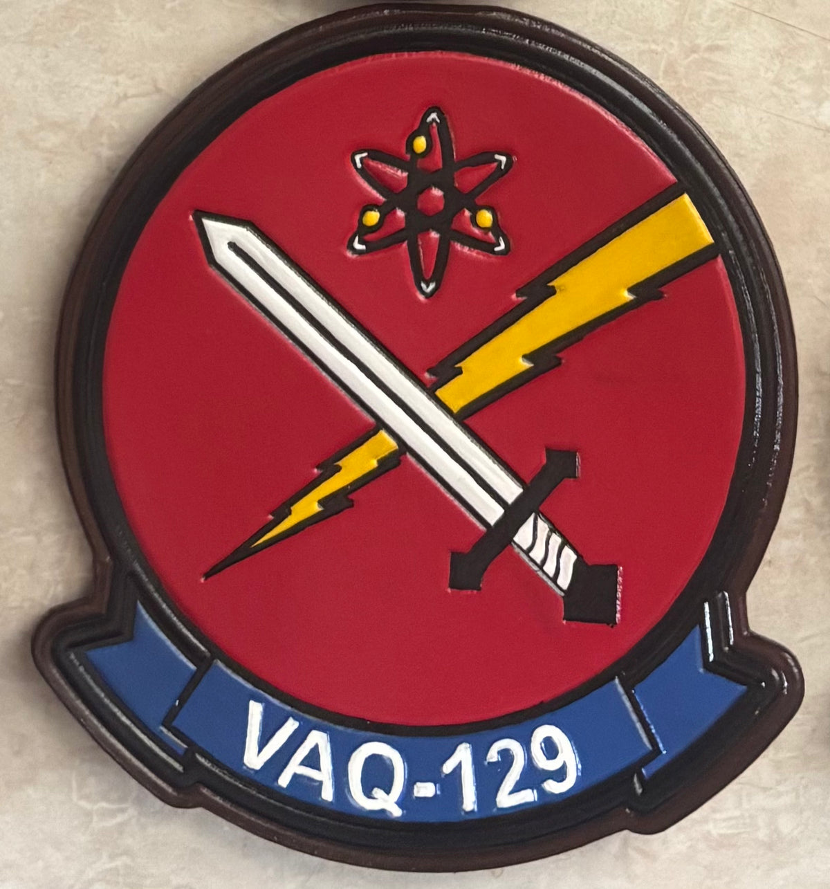 Officially Licensed VAQ-129 Vikings Leather Patch