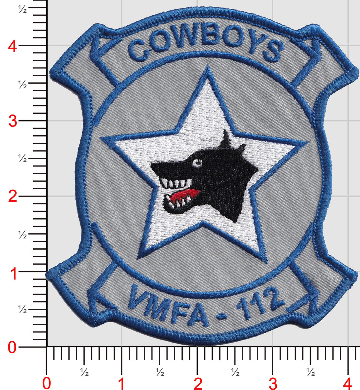 Officially Licensed USMC VMFA 112 Cowboys Patch