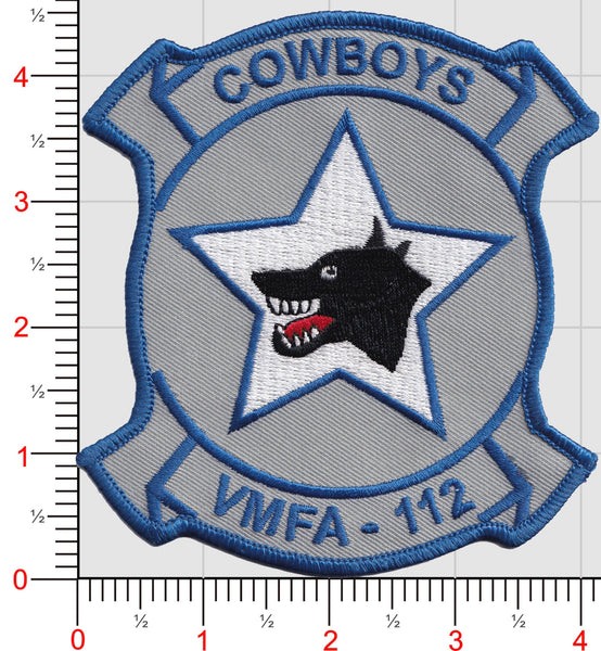 Officially Licensed USMC VMFA 112 Cowboys Patch