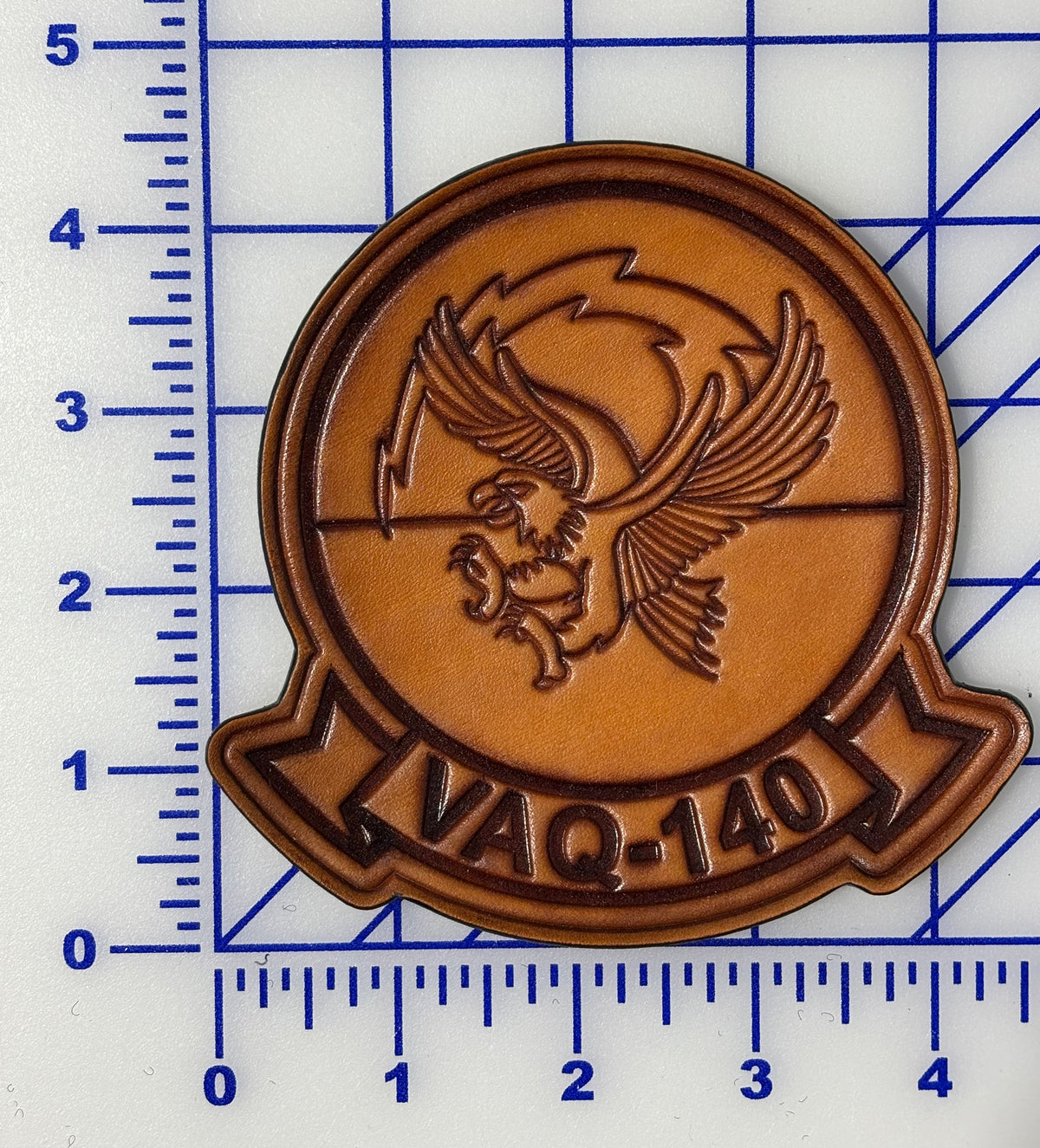 Officially Licensed US Navy VAQ-140 Patriots Leather Patches