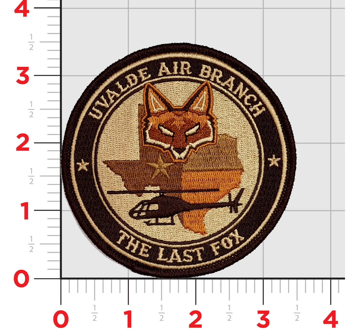 Official Customs & Border Protection CBP Uvalde Air Branch Fox Patch