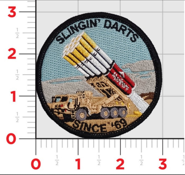 Official VAQ-133 Slingin Darts Since 69 Shoulder Patch
