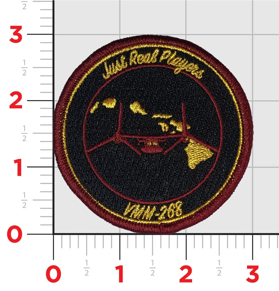 Official VMM-268 Red Dragons MRF-D 2024 Patches