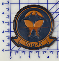 Officially Licensed US Navy VUQ-11 Manta Wraiths Squadron Leather Patch