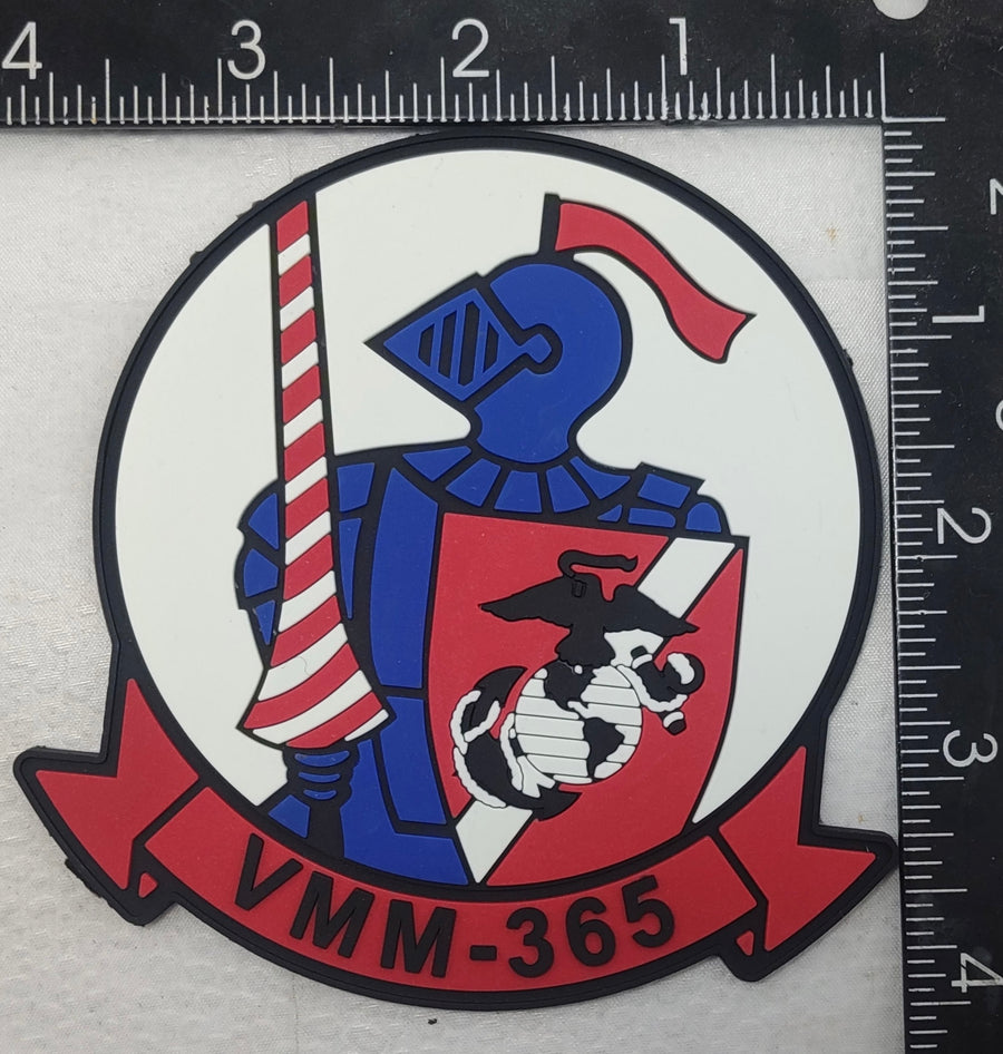 Officially Licensed USMC VMM-365 Blue Knights PVC Patch