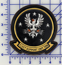 Officially Licensed US Navy Fleet Support Unit 10 Leather Patch
