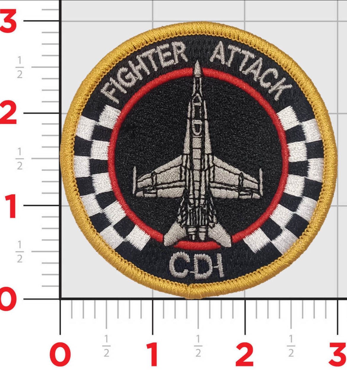 Official VMFA-312 Checkerboards F-18 Shoulder Patches