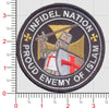 Red (Proud Enemy of Islam) / With hook & loop