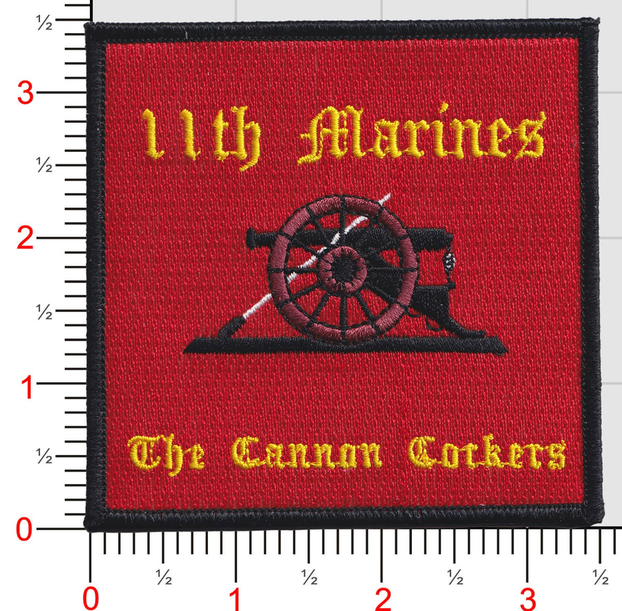 Officially Licensed USMC 11th Marines Cannon Cockers Patch