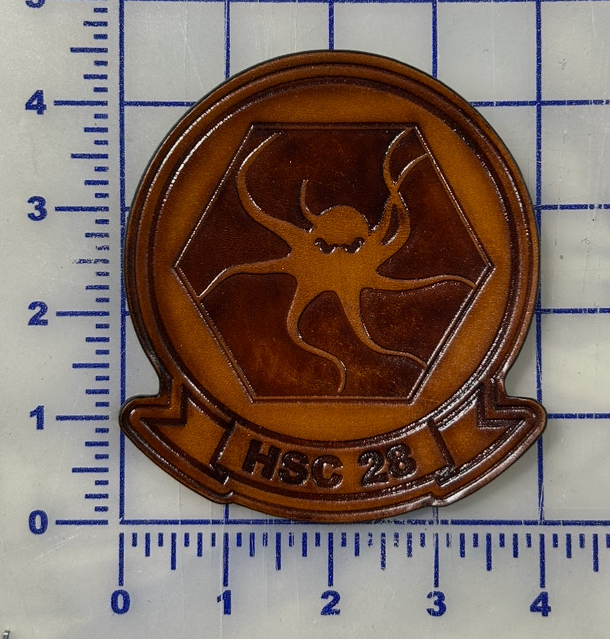 Officially Licensed HSC-28 Dragon Whales Leather Patch