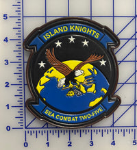 Officially Licensed US Navy HSC-25 Island Knights Leather Patch