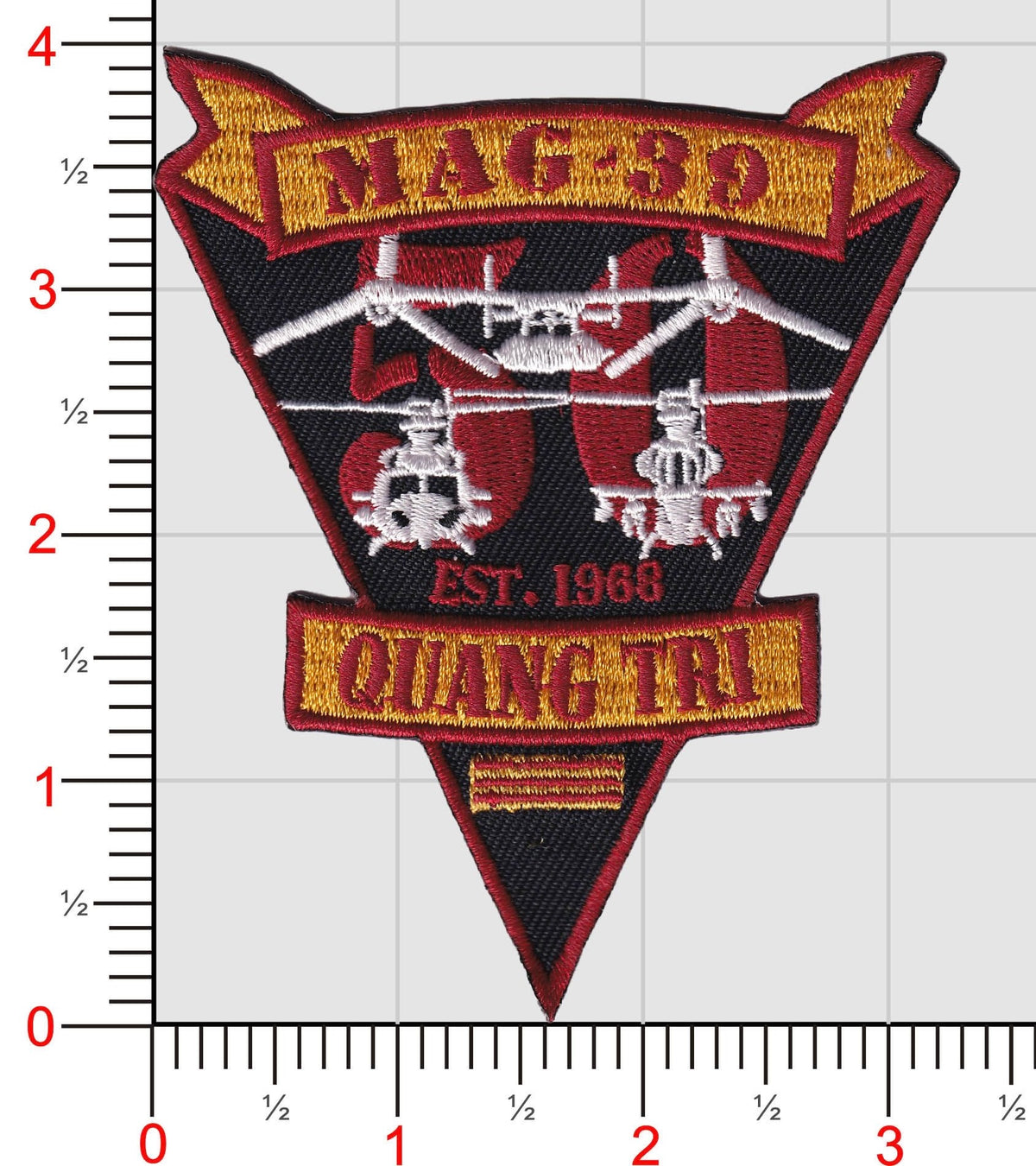 Officially Licensed USMC Marine Aircraft Group MAG-39 50th Anniversary Patch