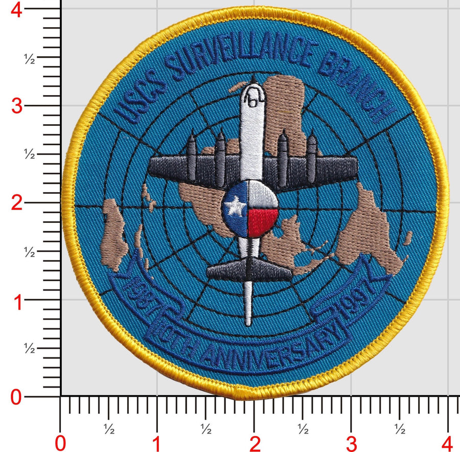 Legacy US Customs Corpus Christi P3 Surveillance Branch 10th Anniversary Patch