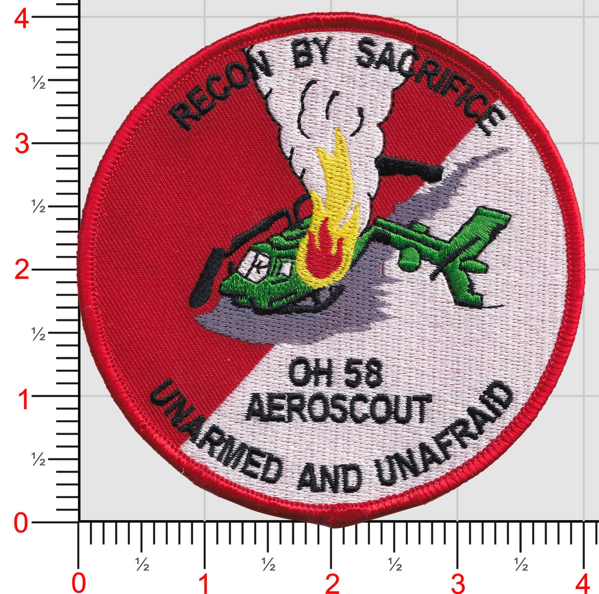 OH-58 Kiowa Vietnam Era Scout Patch