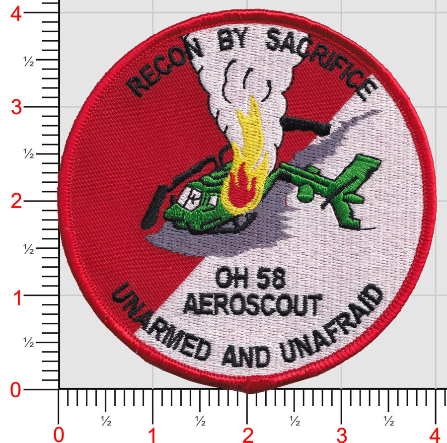 OH-58 Kiowa Vietnam Era Scout Patch