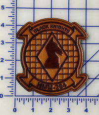 Officially Licensed HMM-264 Black Knights Leather Patch
