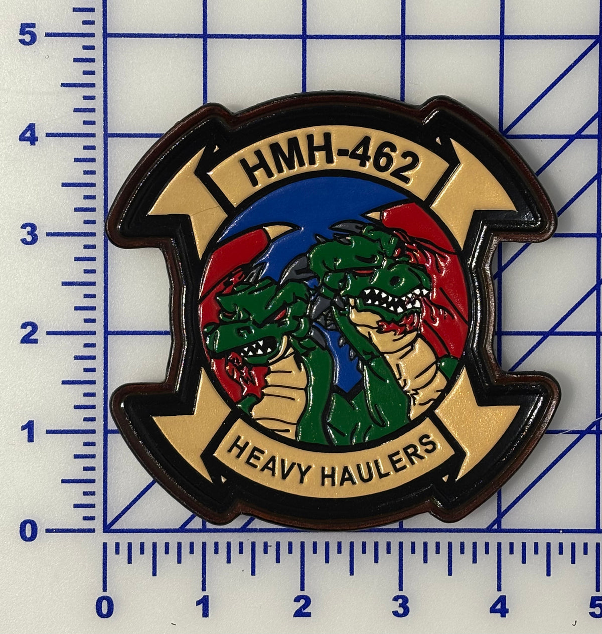 Officially Licensed HMH-462 Heavy Haulers Leather patch