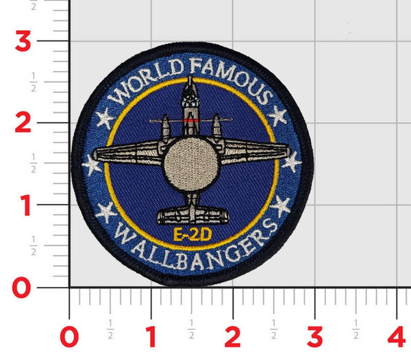 Official VAW-117 Wallbangers E-2D Shoulder Patch