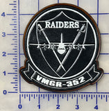 Officially Licensed USMC VMGR-352 Raiders Leather Patches