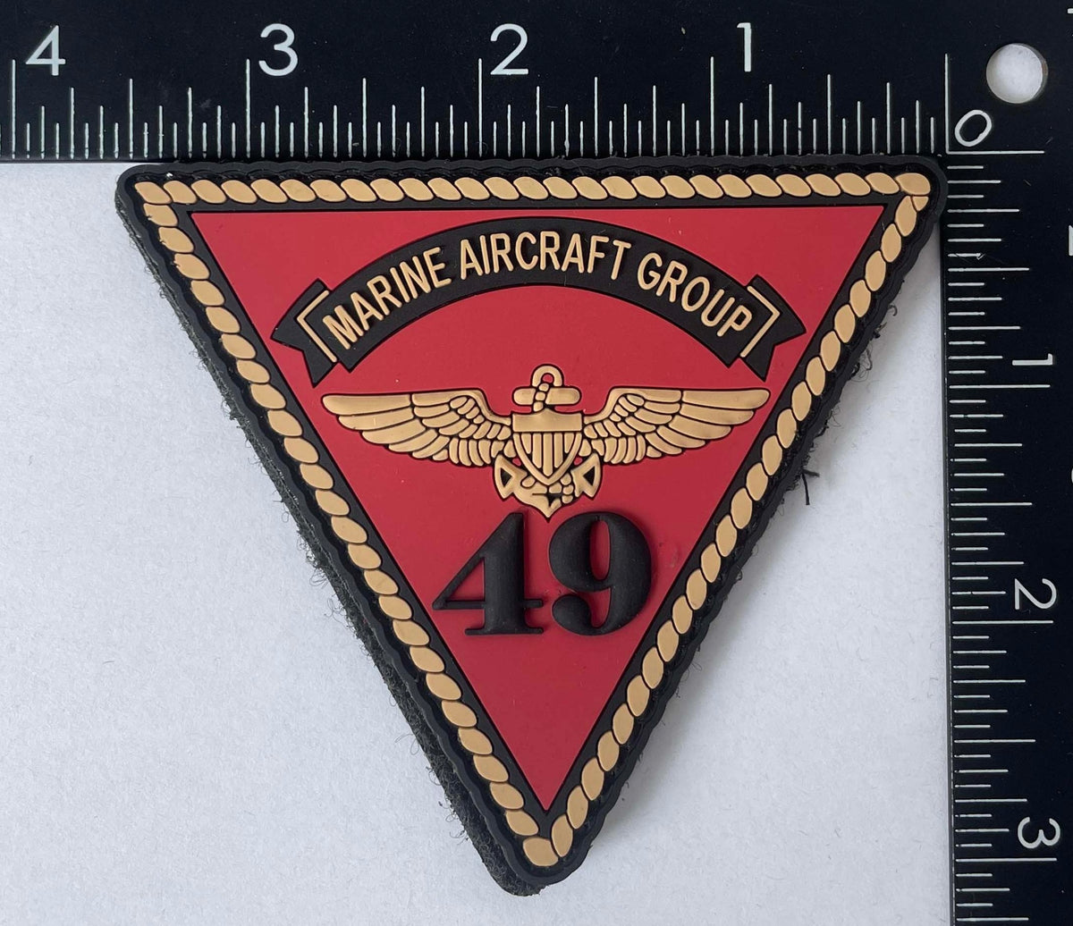 Officially Licensed USMC Marine Aircraft Group MAG-49 PVC Patch