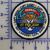 Official HMH-361 Flying Tigers Tiger 43 Memorial Patch & Sticker