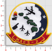 Officially Licensed USMC Marine Aviation Control Squadron MACS-2 Patch