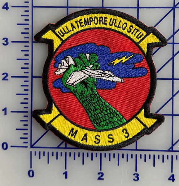 Officially Licensed Marine Aviation Support Squadron MASS-3 Patch