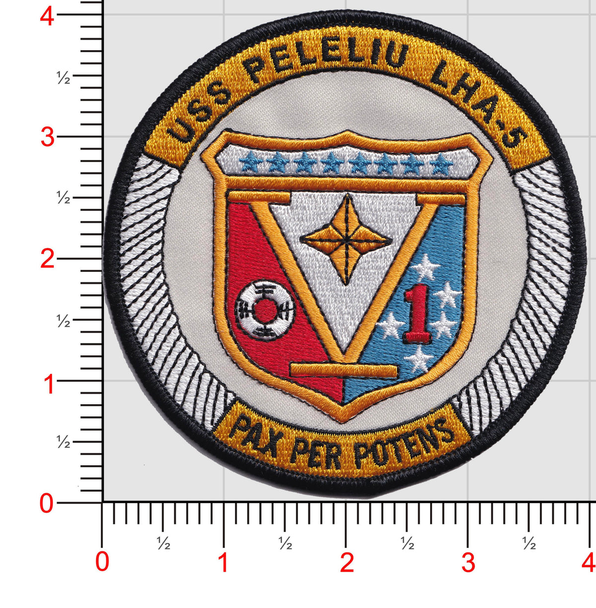 Officially Licensed US Navy USS Peleliu LHA-5 patch