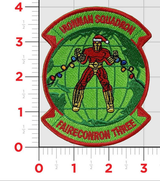 Official VQ-3 Ironmen Christmas Patch